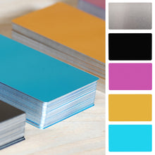 Load image into Gallery viewer, Ultra-thin Aluminum Business Card 100 Pieces