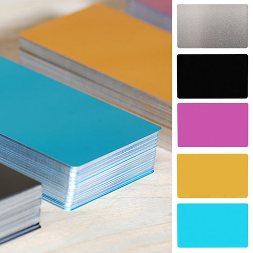 Ultra-thin Aluminum Business Card 100 Pieces