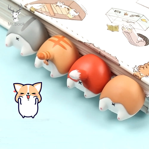 Lovely Cartoon Dog Cat Hamster Fox  Bookmarks Novelty Book Reading